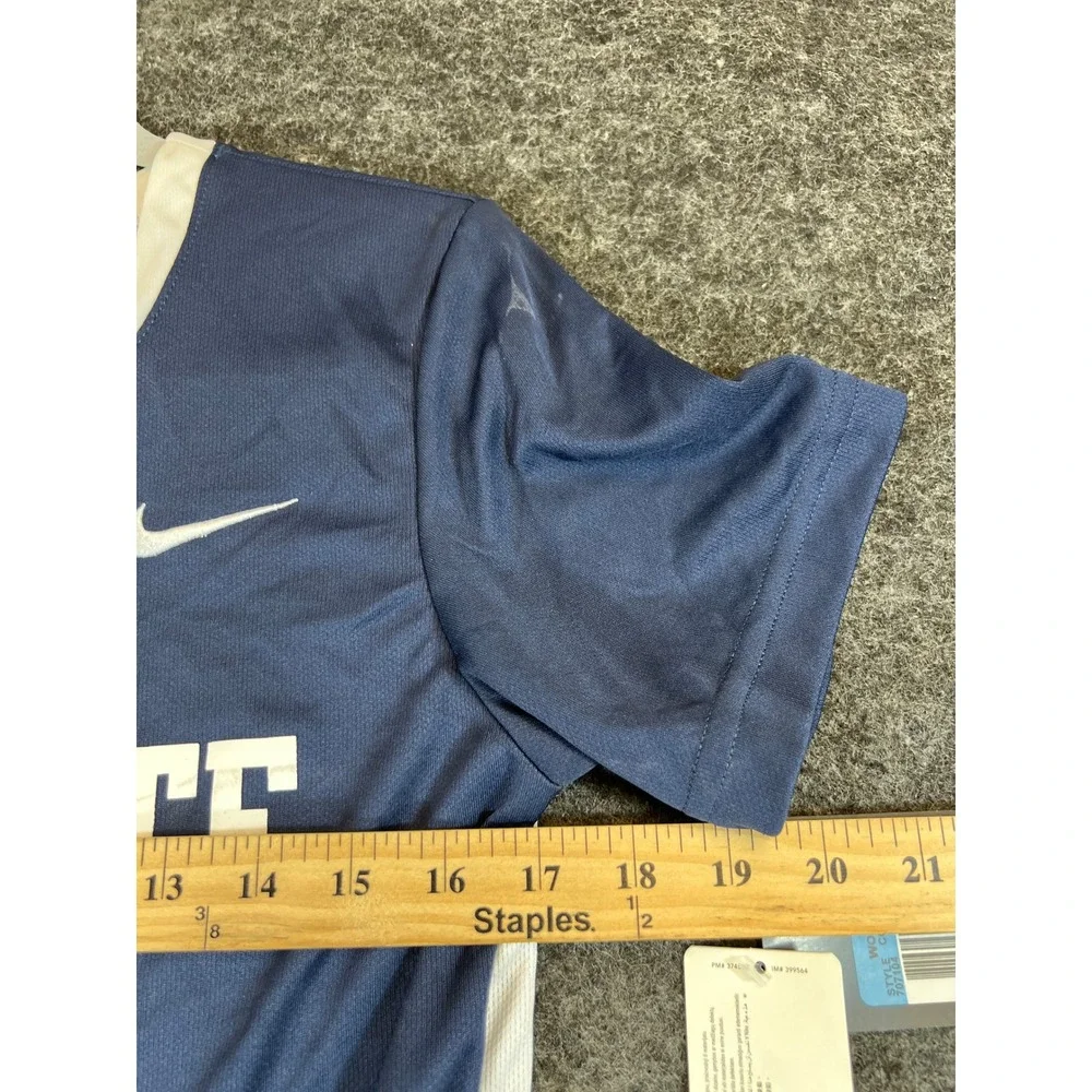 Nike Penn State Jersey Womens M Blue Lacrosse Dri Fit Swoosh NCAA Sample 707104